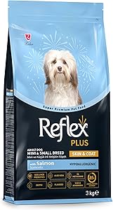 REFLEX PLUS Skin ve Coat Somonlu Mini ve Küçük Irk Yetişkin Köpek Maması 3 KG
