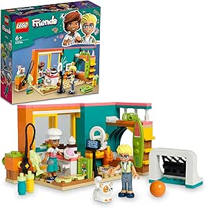LEGO® Friends Leo’nun Odası 41754-6 Yaş ve Üzeri Çocuklar için 2 Mini Bebek (Leo ve Olly) İçeren Yaratıcı Oyuncak Yapım Seti (203 Parça)