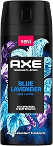 Axe Premium Collection Erkek Sprey Deodorant Blue Lavender 150 ml