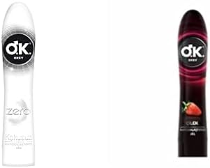 Okey Zero kokusuz Kayganlaştırıcı Jel (1 x 100 mL) + Okey Kayganlaştırıcı Jel Çilek 1 Paket (1 x 100 ml)