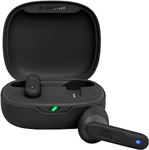 JBL Wave Flex, Kablosuz Kulakiçi Kulaklık, Siyah