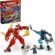 LEGO NINJAGO Kai’nin Ateş Elementi Robotu 71808 – 7 Yaş ve Üzeri Kız ve Erkek Çocukları için Ninja Figürü İçeren Yaratıcı Oyuncak Yapım Seti, Çocuklar için Doğum Günü Hediyesi Fikri (322 Parça)