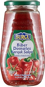 Burcu Gıda 600 Gr İkisi Bir Arada (Domates+Biber) Salçası