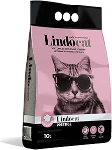 LindoCat Lindo Cat Bebek Pudralı İnce Taneli Kedi Kumu 10 Litre
