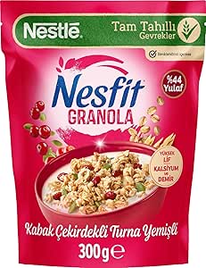 Nestle Nesfit Kabak Çekirdekli ve Turna Yemişli Granola 300g