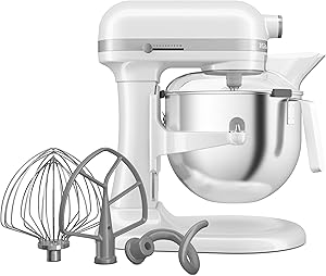 KitchenAid Heavy Duty Kaldırılabilir Kaseli Stand Mikser, White, 6,6 L