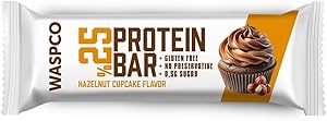 Waspco Fındıklı Cupcake Aromalı Protein Bar 36g