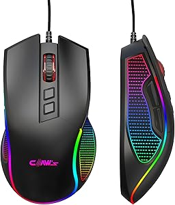 Claw’s Crossfire V1 12800 Dpi Makro Yazılımlı Chromatic RGB Gaming Mouse – Siyah