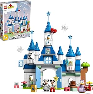 🚨 LEGO DUPLO | Disney 3’ü 1 Arada Sihirli Şato 10998-3 Yaş ve Üzeri Çocuklar için Hayal Gücüne Dayalı Oyunlar Sunan Yaratıcı Oyuncak Yapım Seti (160 Parça)