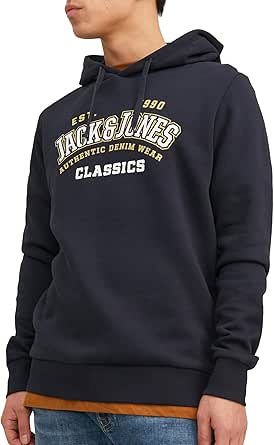 JACK & JONES JJELOGO SWEAT HOOD 2 COL 23/24 NOOS Kapüşonlu Sweatshirt Erkek