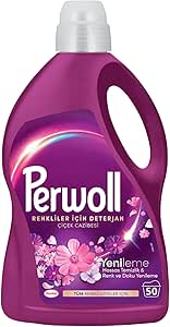 Perwoll Hassas Sıvı Çamaşır Deterjanı Yenileme & Çiçek Cazibesi 2.75L (50 Yıkama)
