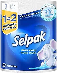 Selpak Kağıt Havlu Dev Rulo 1=2
