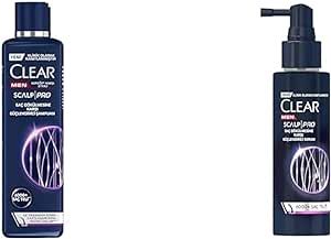 Clear Men Scalp Pro Saç Dökülmesine Karşı Güçlendirici Şampuan Kepeğe Karşı Etkili 300 ml &Clear Men Scalp Pro Saç Dökülmesine Karşı Güçlendirici Serum 70 ml