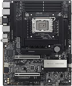 ASUS PRO WS Z890-ACE SE Intel Z890 LGA1851 DDR5 9066 HDMI VGA USB4 4x M2 USB3.2 Gen 2×2 10Gbit + 2.5Gbit + 1Gbit Yönetim LAN ATX 16+2+1+2 Güç Aşamaları