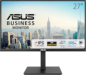 ASUS VA27ACFSN 27 IPS 2K FREESYNC 2560×1440 5MS 100HZ DP HDMI Çerçevesiz Monitör