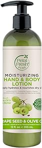 Petal Fresh Üzüm Çekirdeği & Zeytinyağı Özlü Nemlendirici El ve Vücut Losyonu, 355 ml