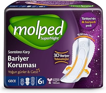 Molped Supernight Uzun Gece Pedi (1 x 6 Adet)