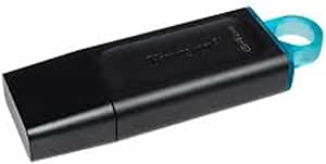 Kingston DataTraveler Exodia 64GB USB Flash Bellek DTX/64GB (Black + Teal) DTX/64GB, Siyah