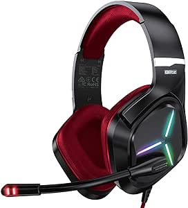 Vertux Oyuncu Kulaklık Stereo 7.1 Surround Kablolu Kulaküstü – Vertux BLITZ (Kırmızı)
