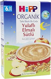 HiPP Organik İyi Geceler Sütlü Yulaf Elma Tahıl Bazlı Ek Gıda 250g