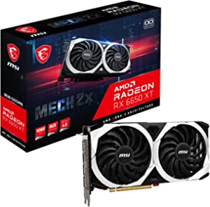 MSI VGA RADEON RX 6650 XT MECH 2X 8G OC RX6650XT 8GB GDDR6 128B PCIE 4.0 X8 (3XDP 1XHDMI) Ekran Kartı