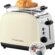Russell Hobbs Ekmek kızartma makinesi [2 dilim için] Colours Plus Inox krem (ekstra geniş yuvalar, 6 kademeli hızlı kızartma, kaldırma ve kontrol, buz çözme, ısıtma, 1600 W) Toaster 26551-56
