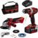 Einhell Akülü Alet Seti TE-TK 18/3 Li Kit (JS+CD+AG) Power X-Change (18 V, 1x 4.0 Ah akü, şarj cihazı, aksesuarlar, çanta dahil) – 4257241