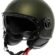 MOMODESIGN Fgtr Evo Motosiklet Kaskı Açık Kask Mono Matt Green Black L