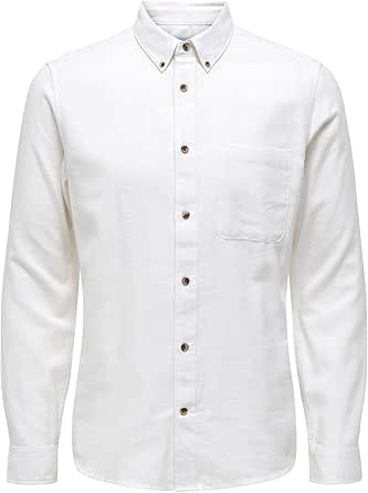 🚨 Only & Sons ONSGUDMUND SLIM 1-PKT SOLID SHIRT NOOS Gömlek Erkek