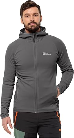 🚨 Jack Wolfskin BAISELBERG HOODED FZ M POLAR CEKET Erkek