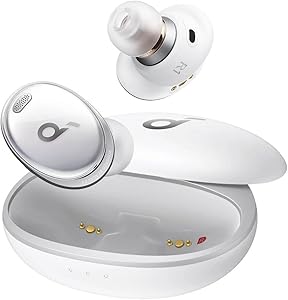 Soundcore by Anker Liberty 3 Pro Kablosuz Kulak İçi Kulaklık, Aktif Gürültü Engelleme, 32 Saat Çalma, Beyaz