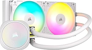 CORSAIR Nautilus 240 RS ARGB AIO İşlemci Soğutucusu – Beyaz (CW-9060094-WW)